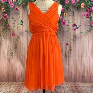 H&M orange Dress  Size 2